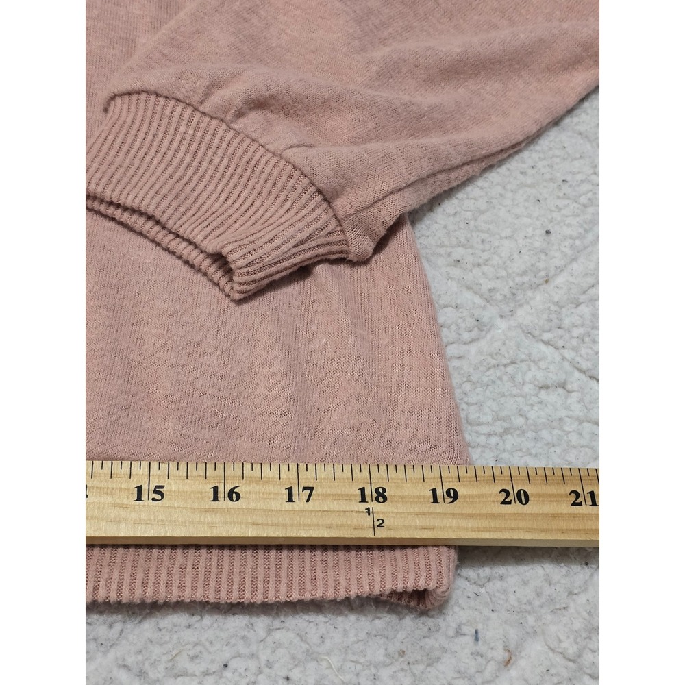 Just Be Self Pink Positive Vibes Crew Neck‎ Pullover Top Womens Size L - Picture 9 of 13